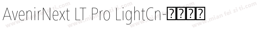 AvenirNext LT Pro LightCn字体转换